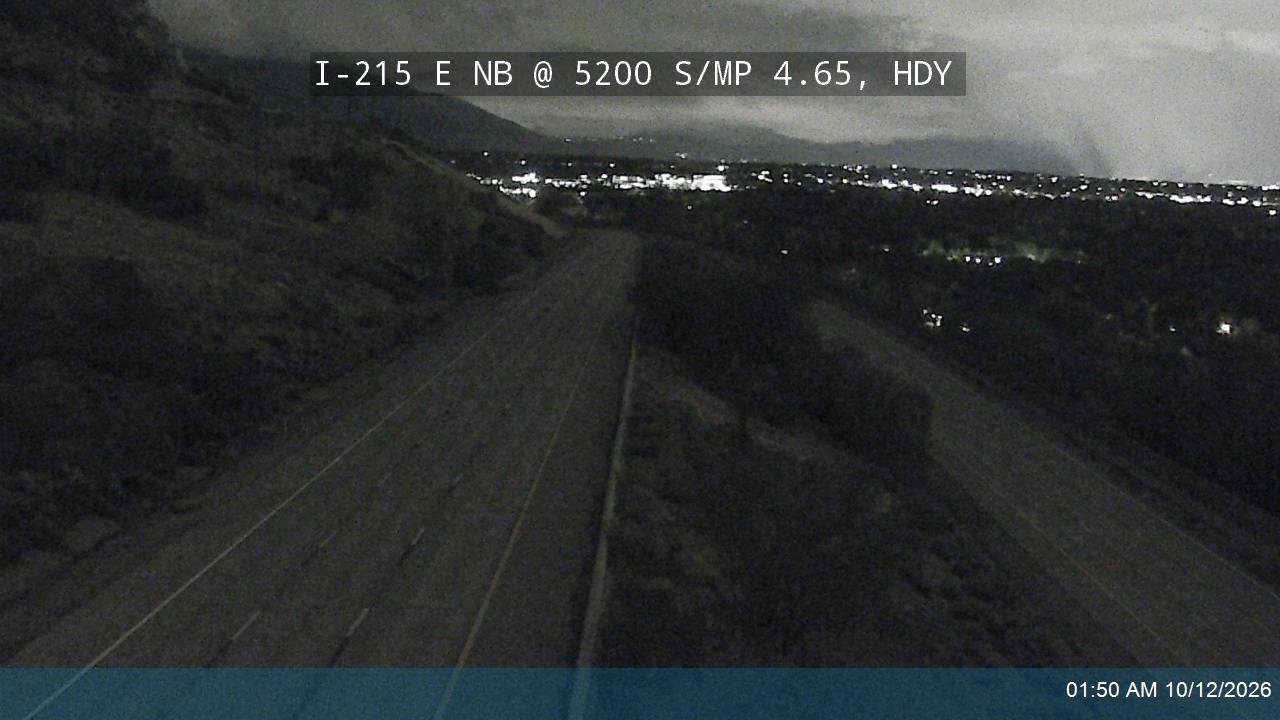 I-215 E NB @ 5200 S / MP 4.65, HDY
