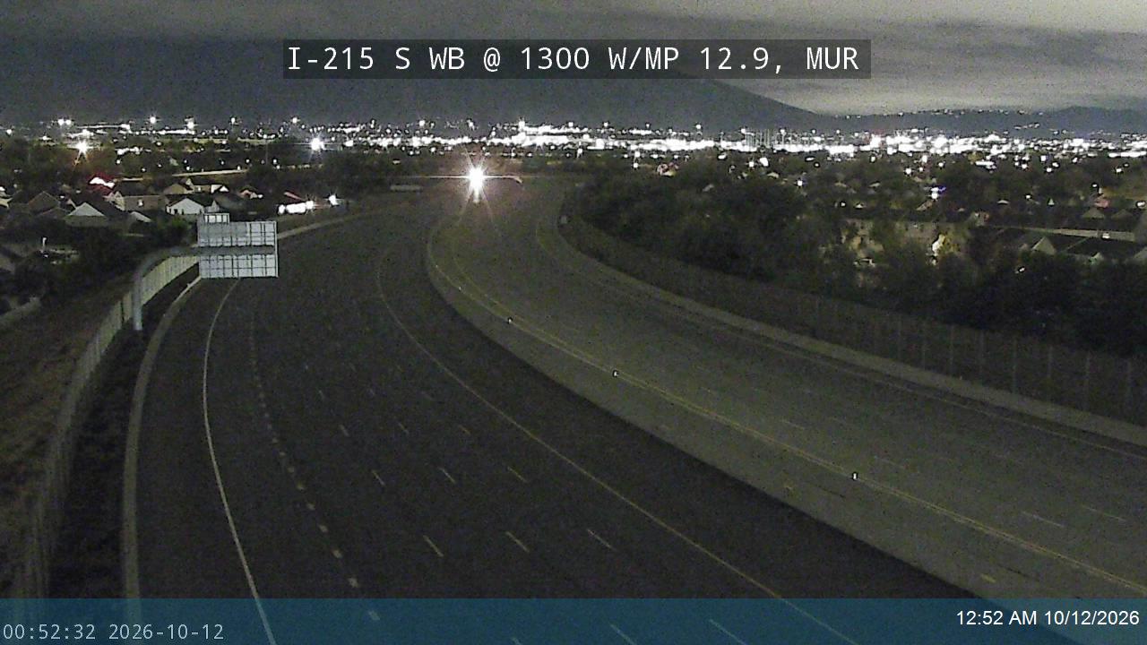 I-215 S WB @ 1300 W / MP 12.9, MUR