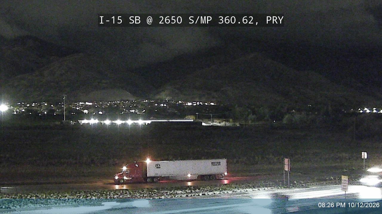 I-15 SB @ 2650 S / MP 360.62, PRY