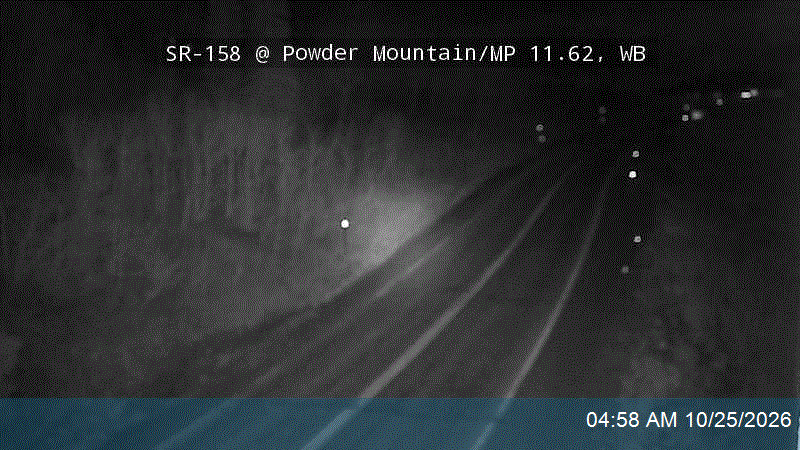 SR-158 @ Powder Mountain / MP 11.62, WB