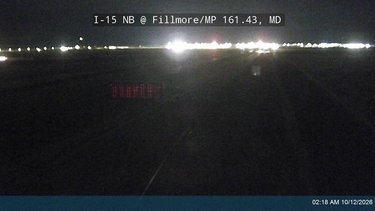 I-15 NB @ Fillmore / MP 161.43, MD