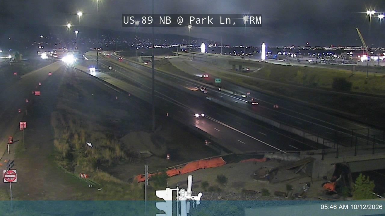 US-89 NB @ Park Ln / SR-225, FRM