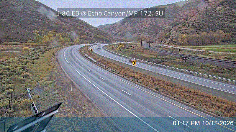 I-80 EB @ Echo Canyon / MP 172, SU