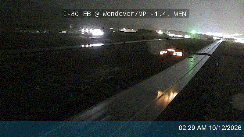 I-80 EB @ Wendover / UT MP -1.4 / NV MP 409.25, WEN
