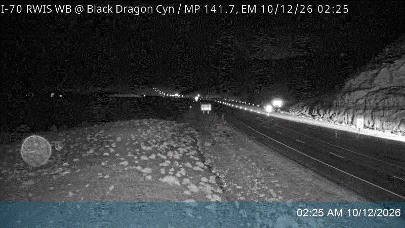 I-70 RWIS WB @ Black Dragon Canyon / MP 141.7, EM