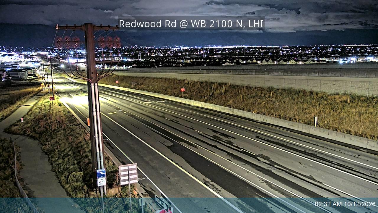 Redwood Rd / SR-68 @ WB 2100 N / SR-194, LHI