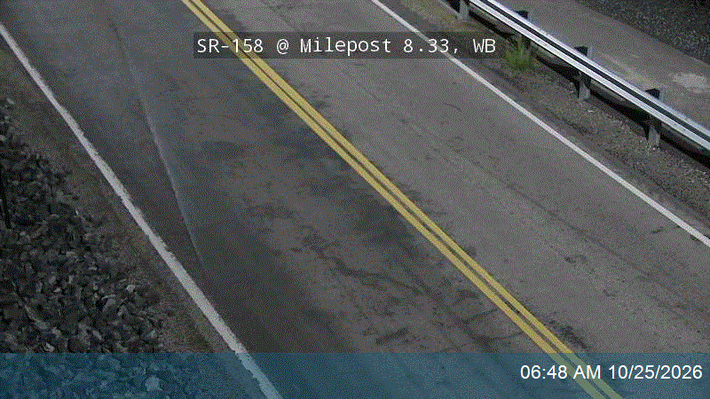 SR-158 @ Milepost 8.33, WB