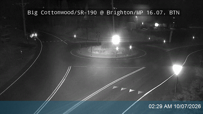 Big Cottonwood Canyon Rd / SR-190 @ Brighton / MP 16.07, BTN