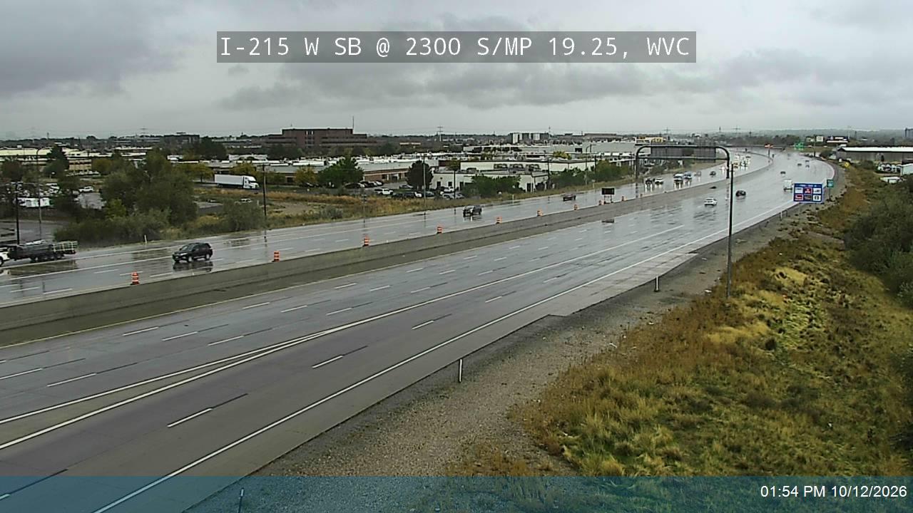 I-215 W SB @ 2300 S / MP 19.25, WVC