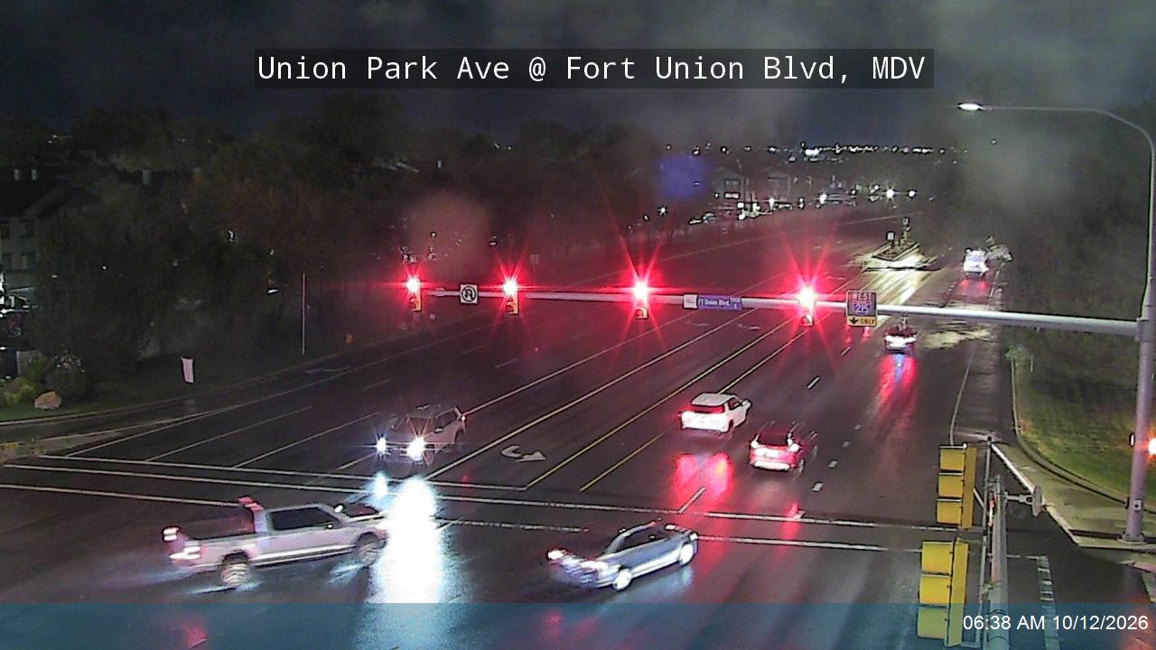Union Park Ave / 1090 E @ Fort Union Blvd / 7000 S, MDV