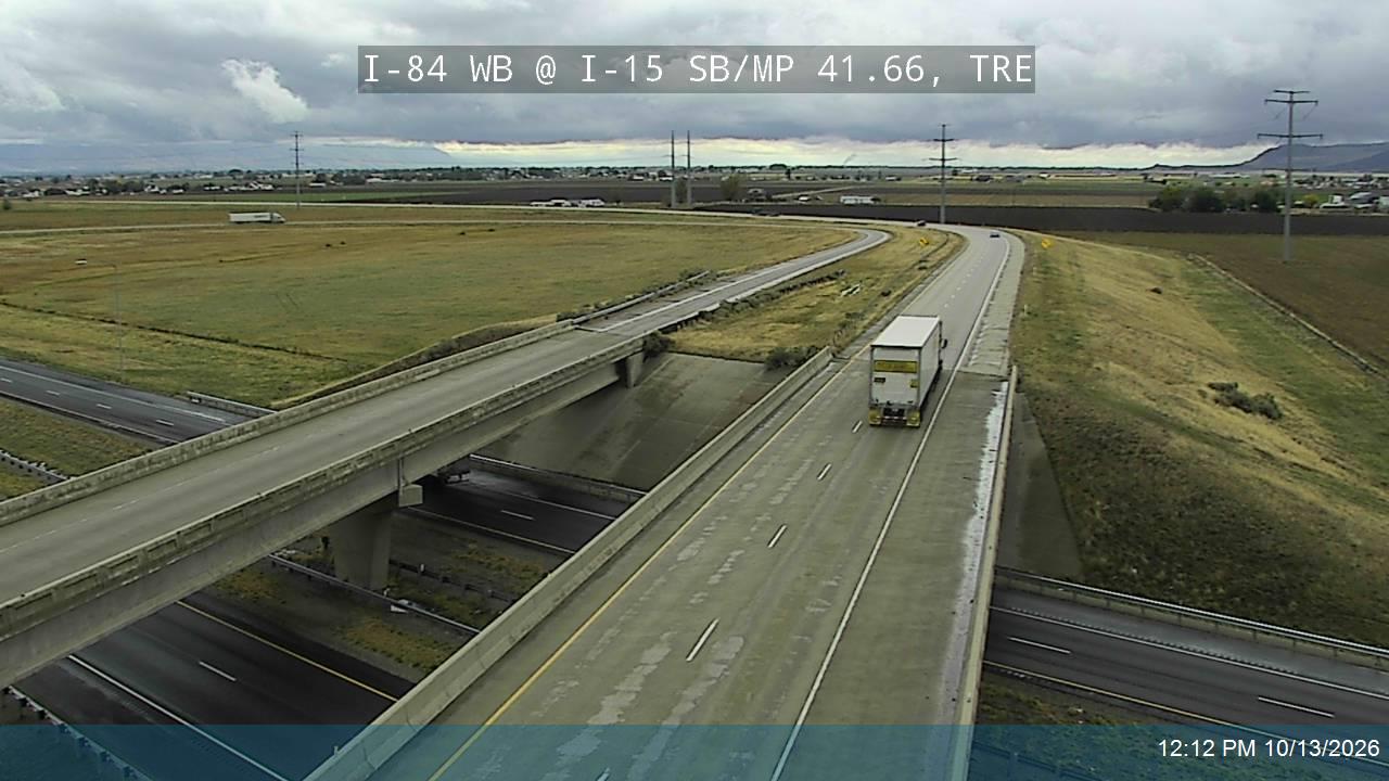 I-84 WB @ I-15 SB / MP 41.66, TRE