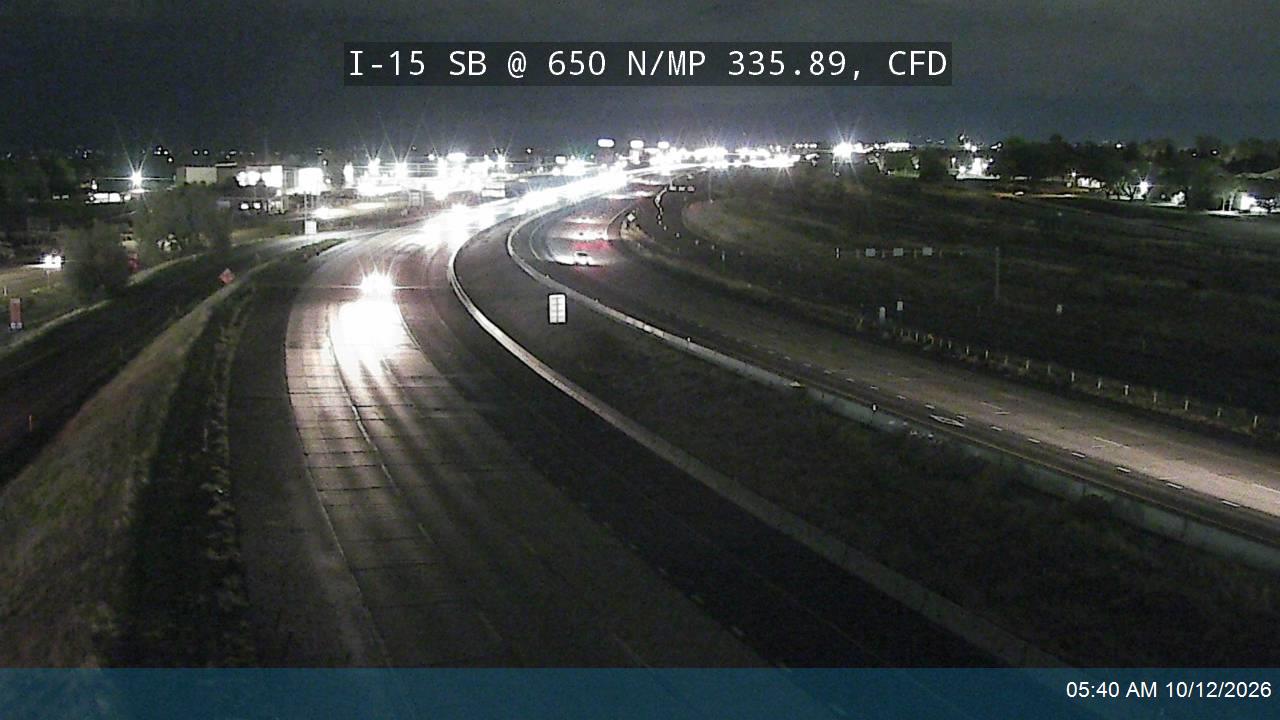 I-15 SB @ 650 N / SR-103 / MP 335.89, CFD