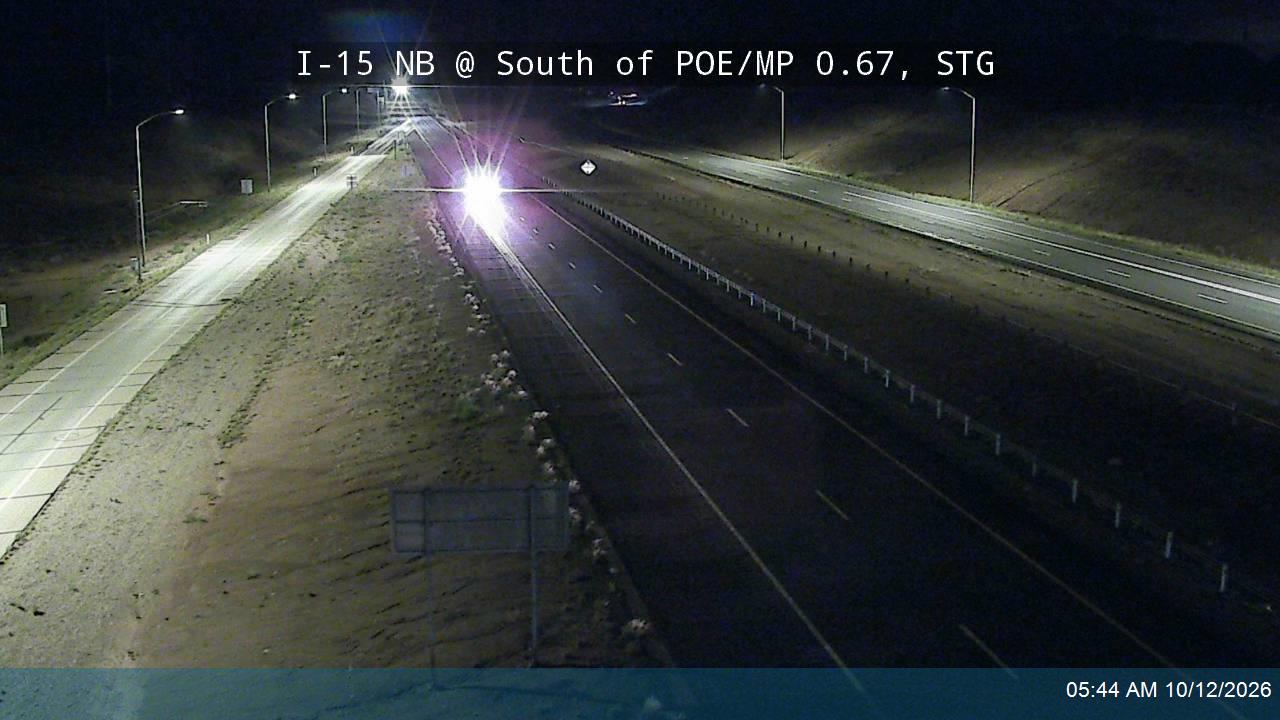 I-15 NB @ South of POE / MP 0.67, STG