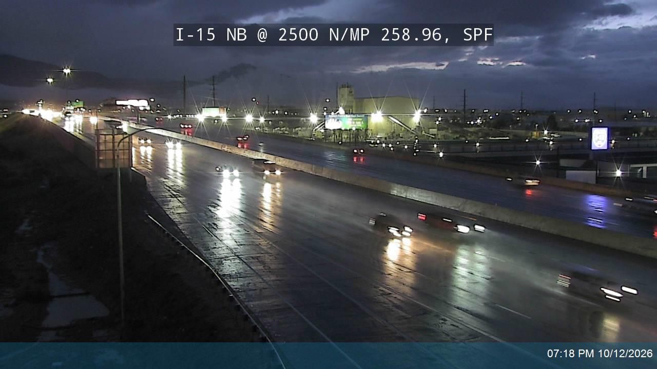 I-15 NB @ 1600 S / MP 258.96, SPF