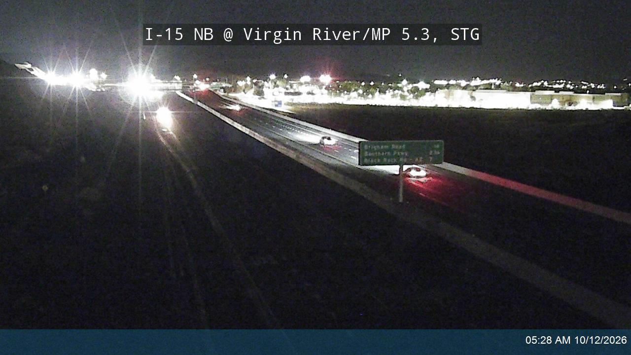 I-15 NB @ Virgin River / MP 5.3, STG