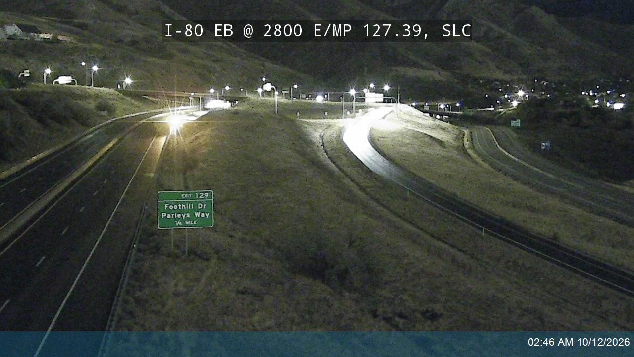 I-80 EB @ 2800 E / MP 127.39, SL