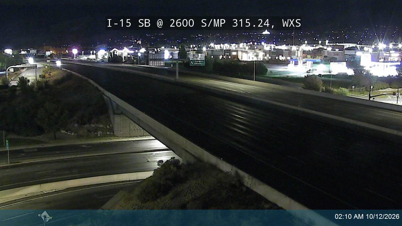 I-15 SB @ 2600 S  / SR-93 / MP 315.24, WXS