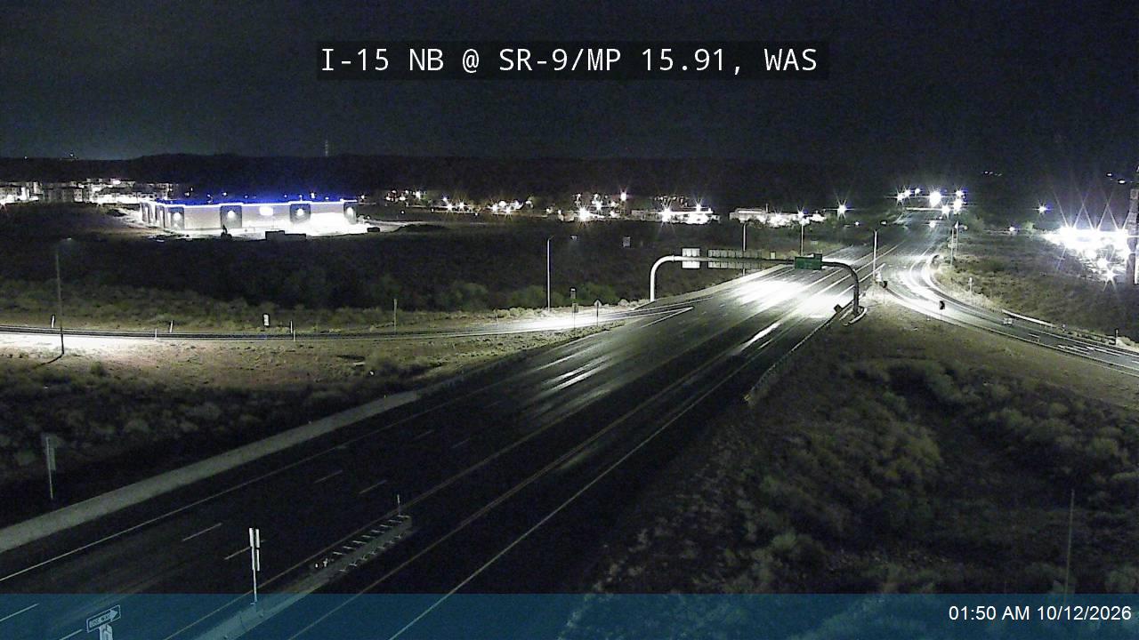 I-15 NB @ State St / SR-9 / MP 15.91, WAS