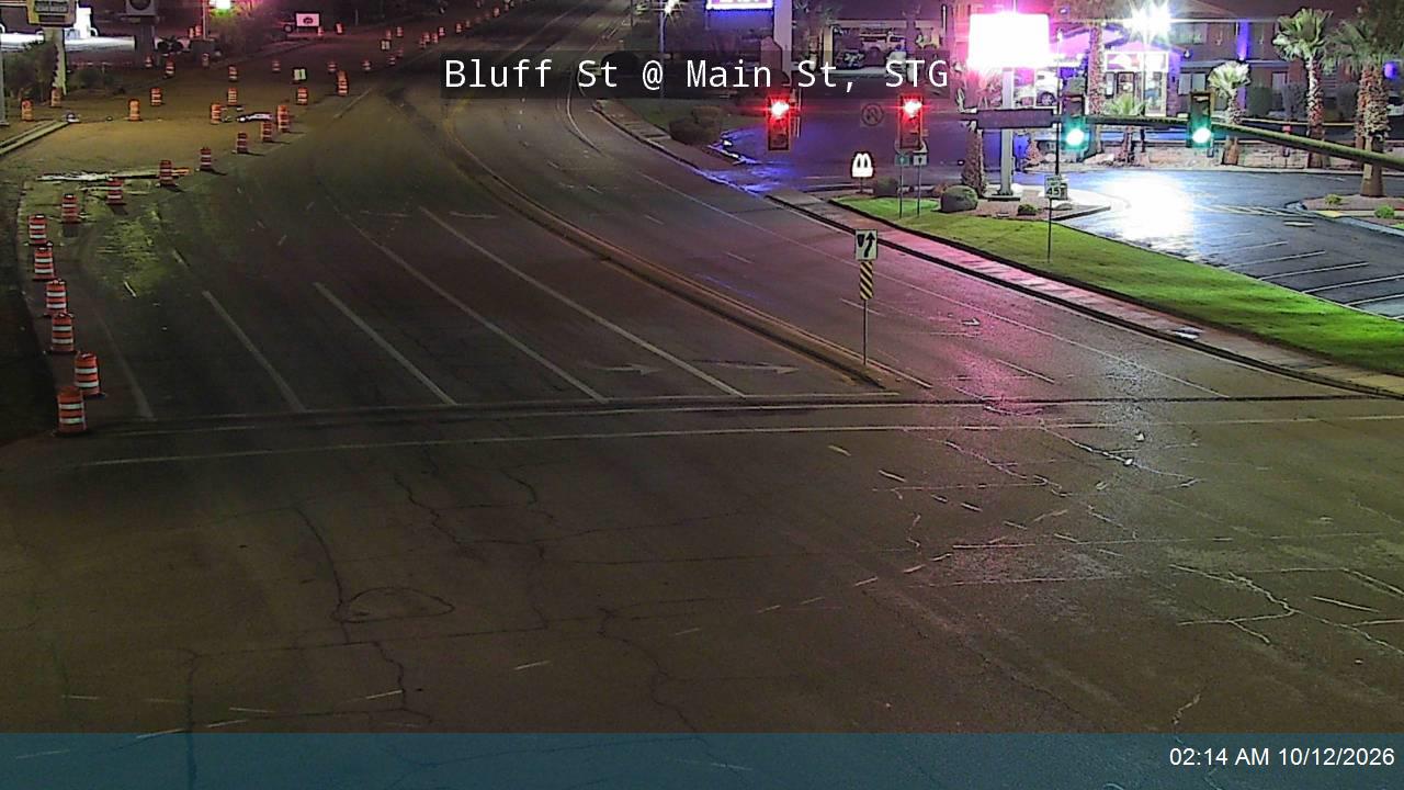 Bluff St / SR-18 @ Main St / Black Ridge Dr, STG
