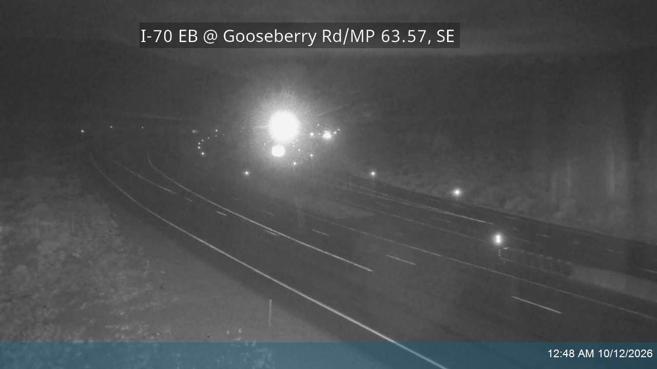 I-70 EB @ Gooseberry Rd / MP 63.57, SE