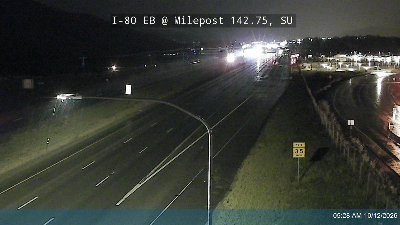 I-80 EB @ View Area / MP 142.75, SU