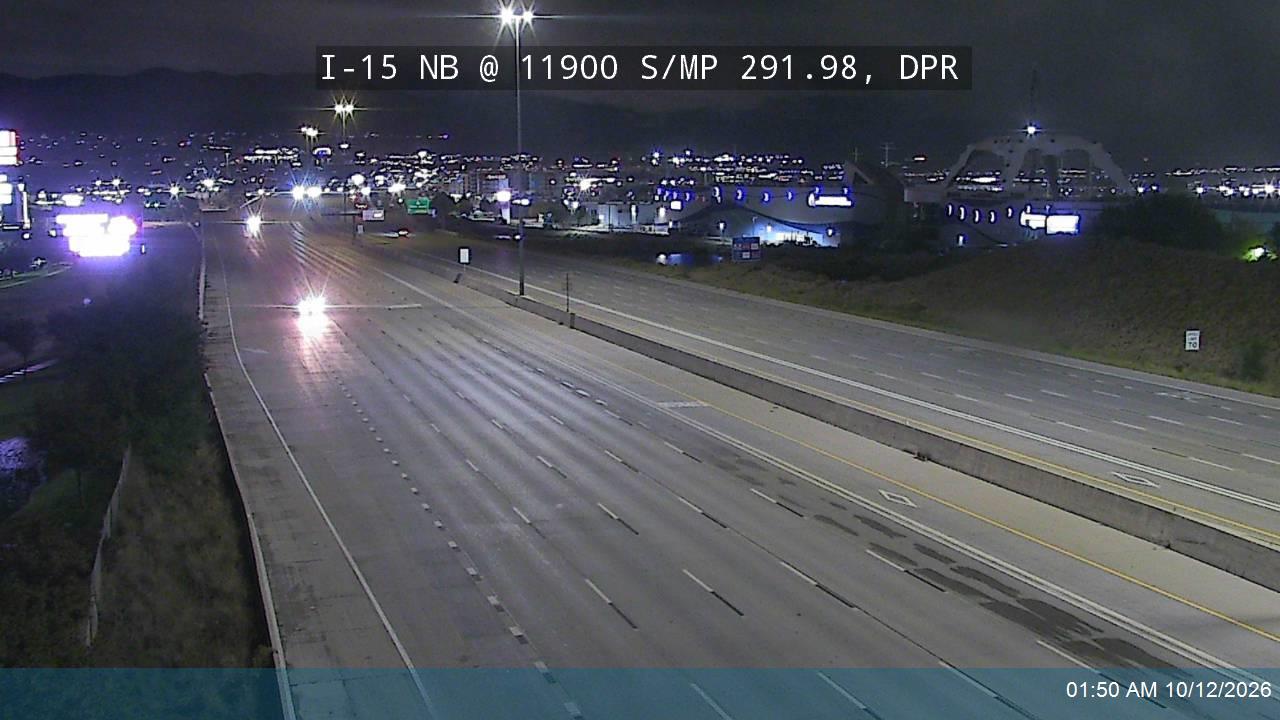 I-15 NB @ 11900 S / MP 291.98, DPR