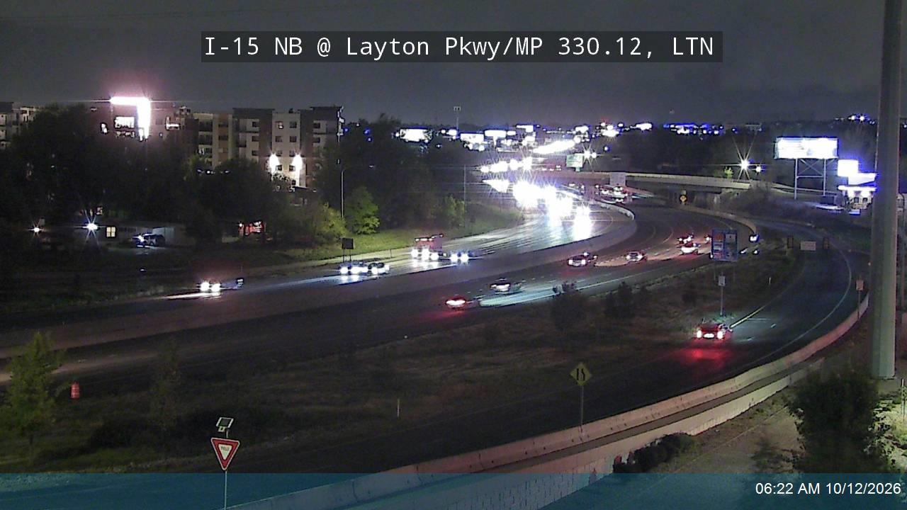 I-15 NB @ Layton Pkwy / SR-126 / MP 330.12, LTN