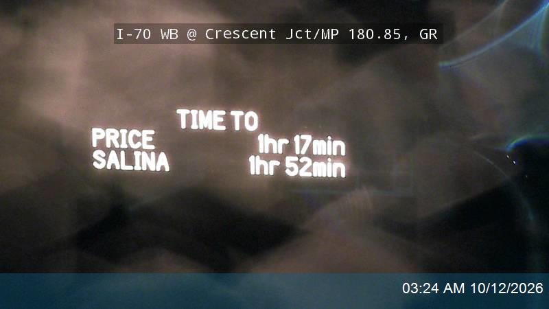 I-70 WB @ Crescent Jct / MP 180.85, GR