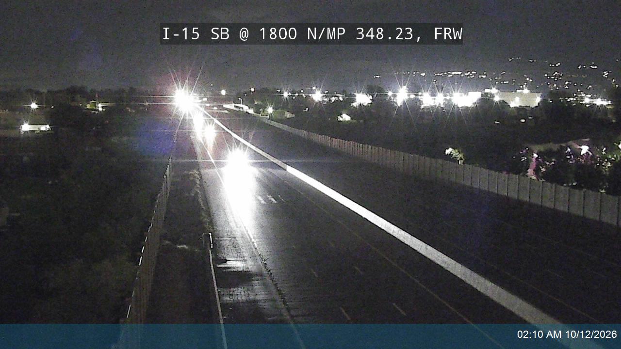 I-15 SB @ 1800 N / Harrisville Rd / MP 348.23, FRW