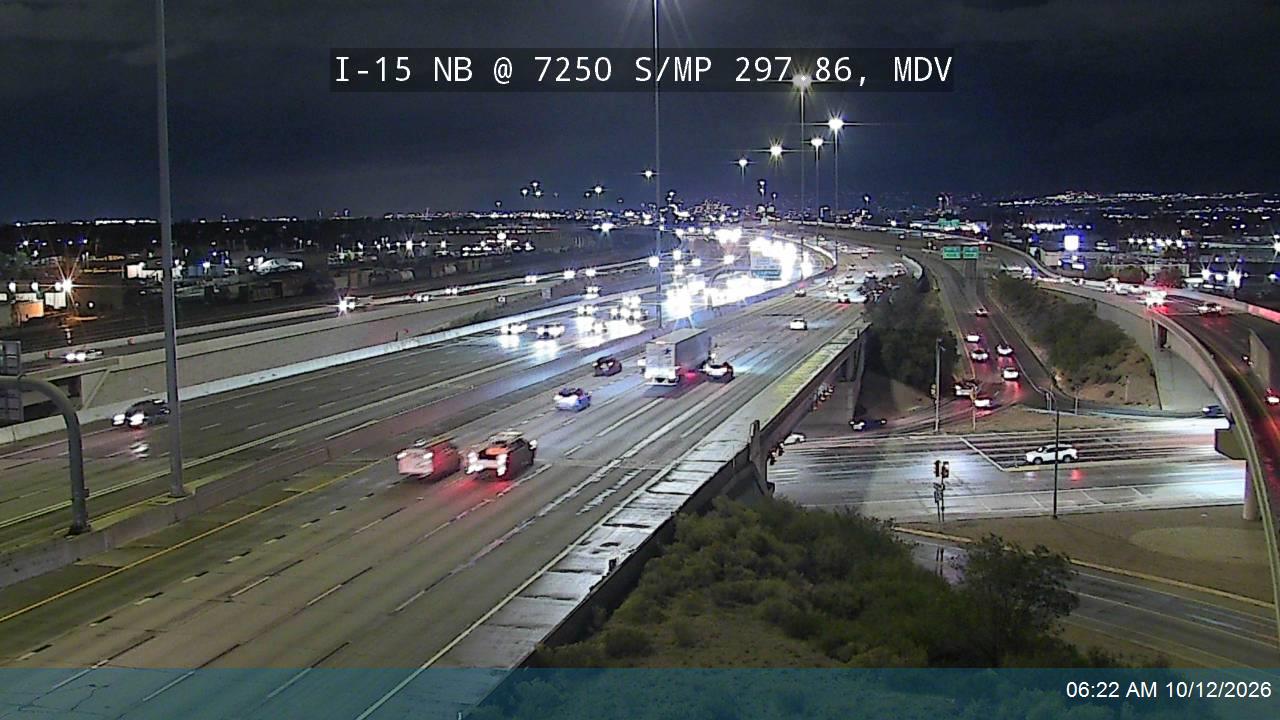 I-15 NB @ 7250 S / MP 297.86, MDV