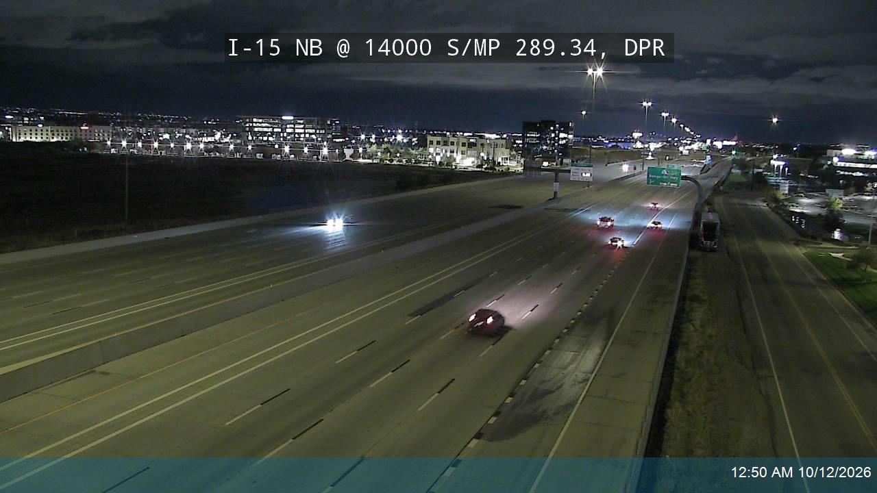 I-15 NB @ 14000 S / MP 289.34, DPR