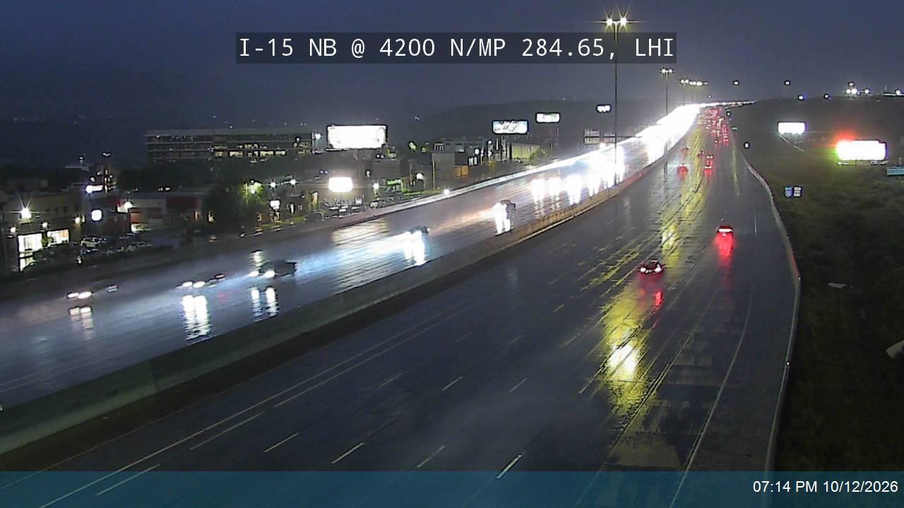 I-15 NB @ 4200 N / MP 284.65, LHI
