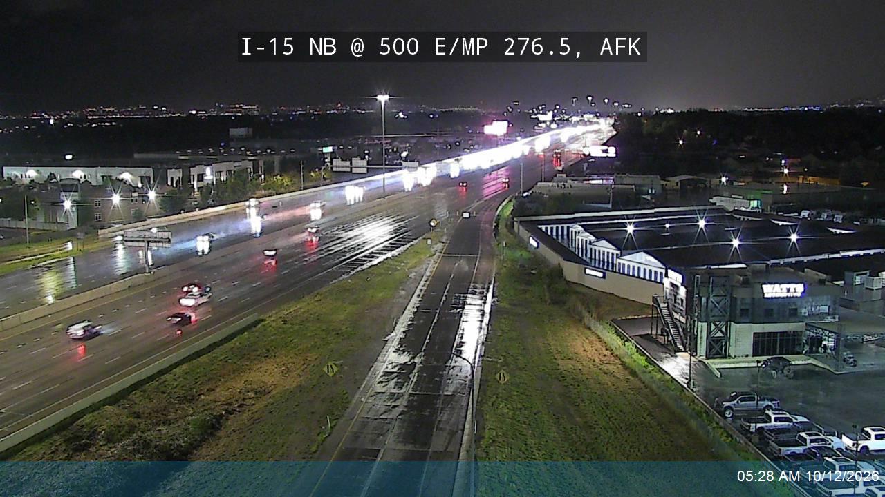 I-15 NB @ 500 E / SR-180 / MP 276.5, AFK