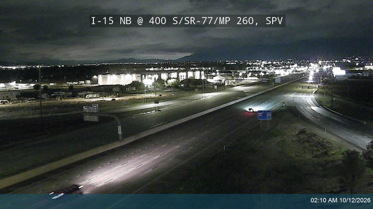 I-15 NB @ 400 S / SR-77 / MP 260, SPV