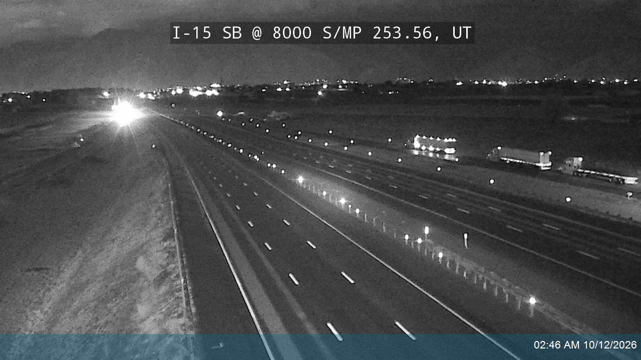 I-15 SB @ 8000 S / SR-164 / MP 253.56, UT