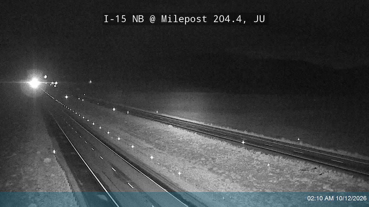 I-15 NB @ Milepost 204.4, JU