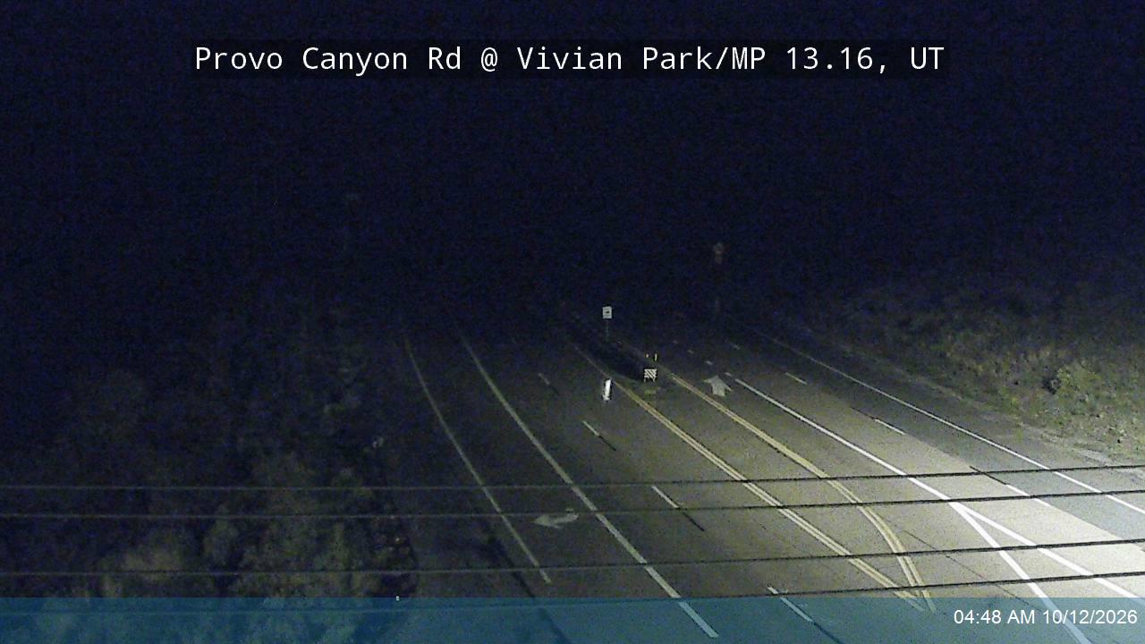 Provo Canyon Rd / US-189 @ Vivian Park / MP 13.16, UT