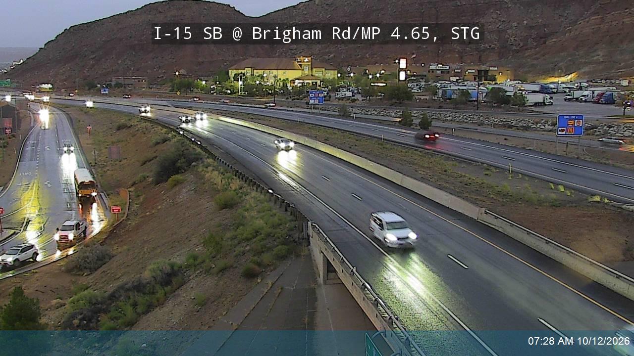 I-15 SB @ Brigham Rd / MP 4.65, STG