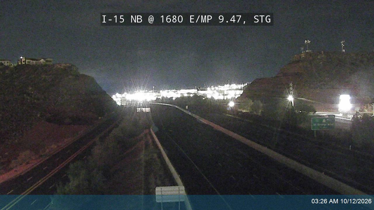I-15 NB @ 1680 E / MP 9.47, STG