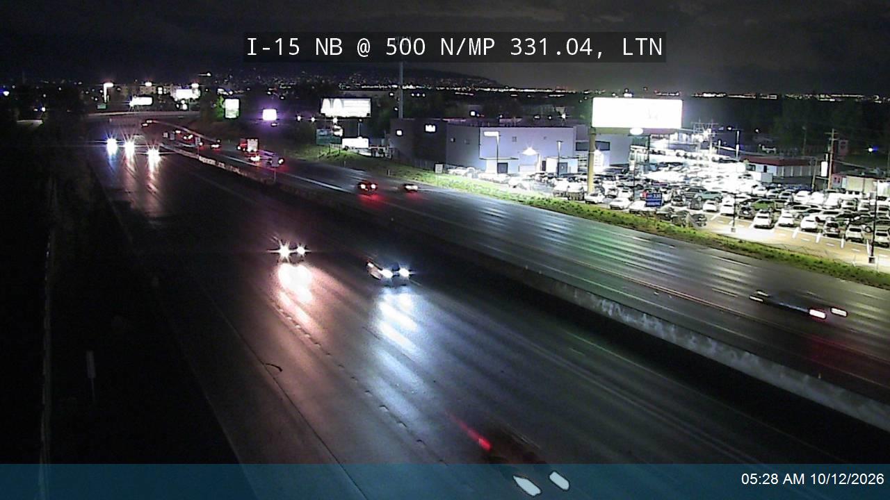 I-15 NB @ 500 N / MP 331.04, LTN
