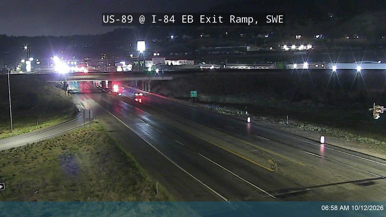 US-89 @ I-84 EB Exit Ramp, SWE