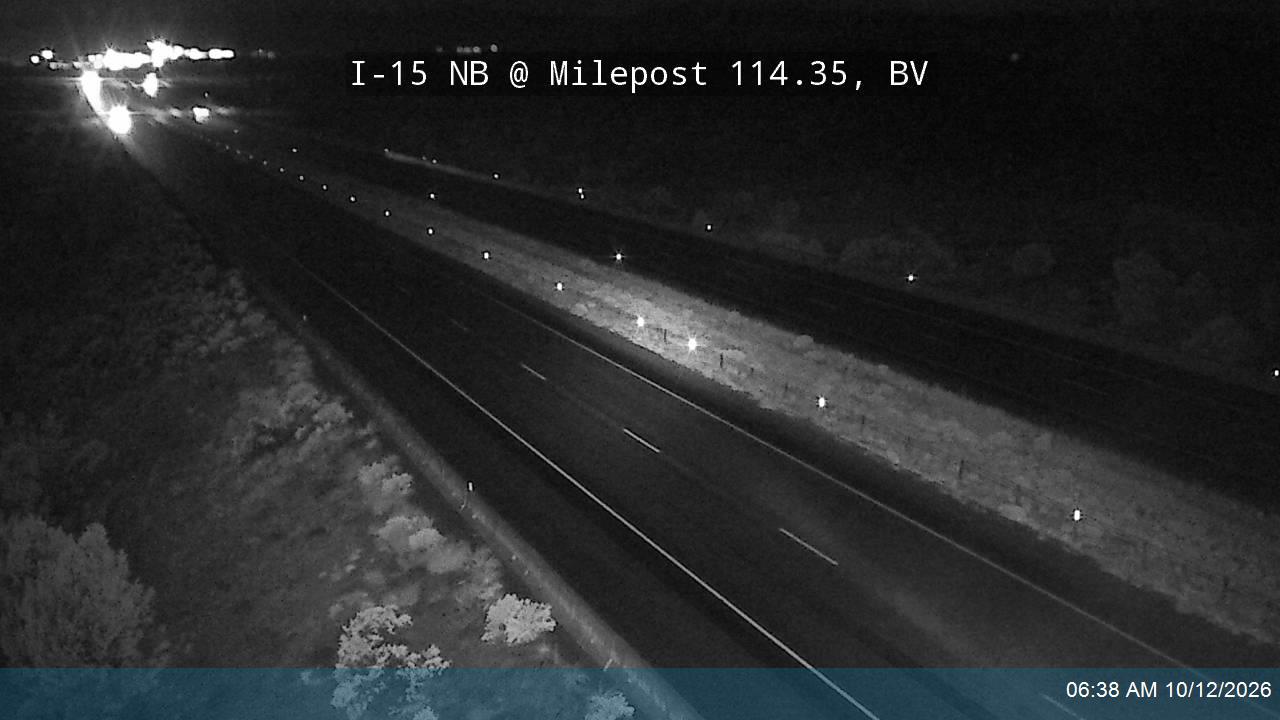 I-15 NB @ Milepost 114.35, BV