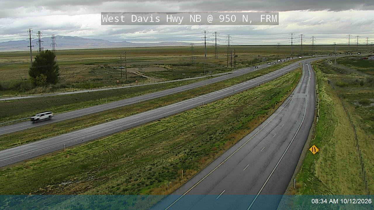 West Davis Hwy / SR-177 NB @ 950 N / MP 3.92, FRM