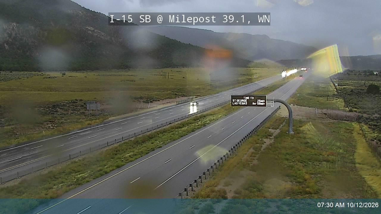 I-15 SB @ Milepost 39.1, WN
