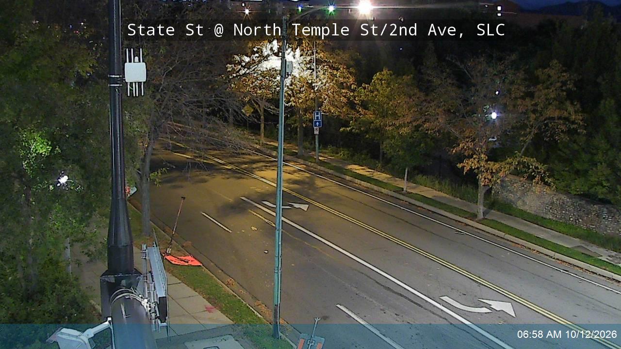 State St / SR-186 @ North Temple St / 2nd Ave, SLC