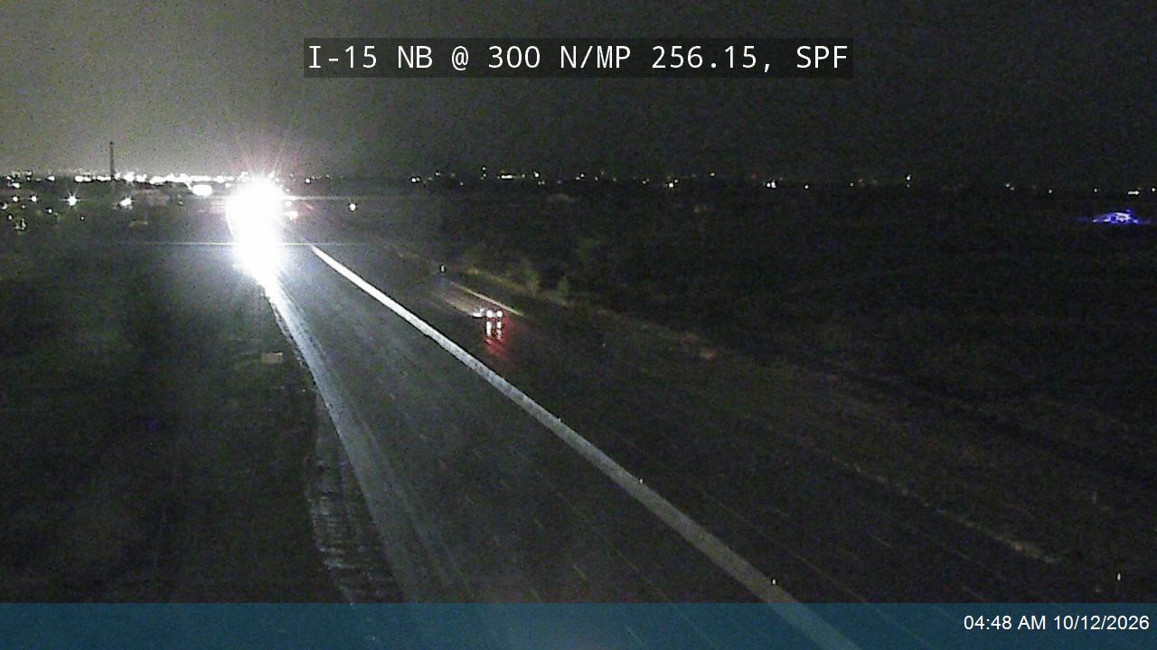I-15 NB @ 300 N / MP 256.15, SPF