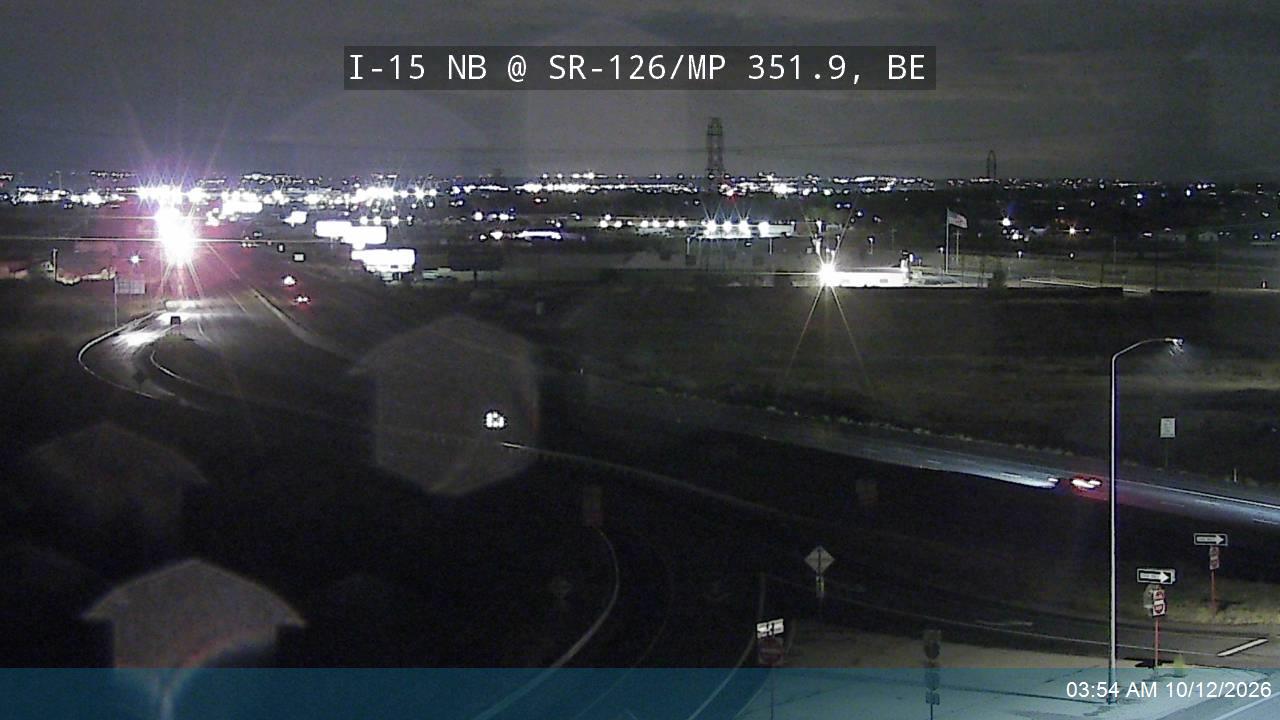I-15 NB @ SR-126 / MP 351.9, BE