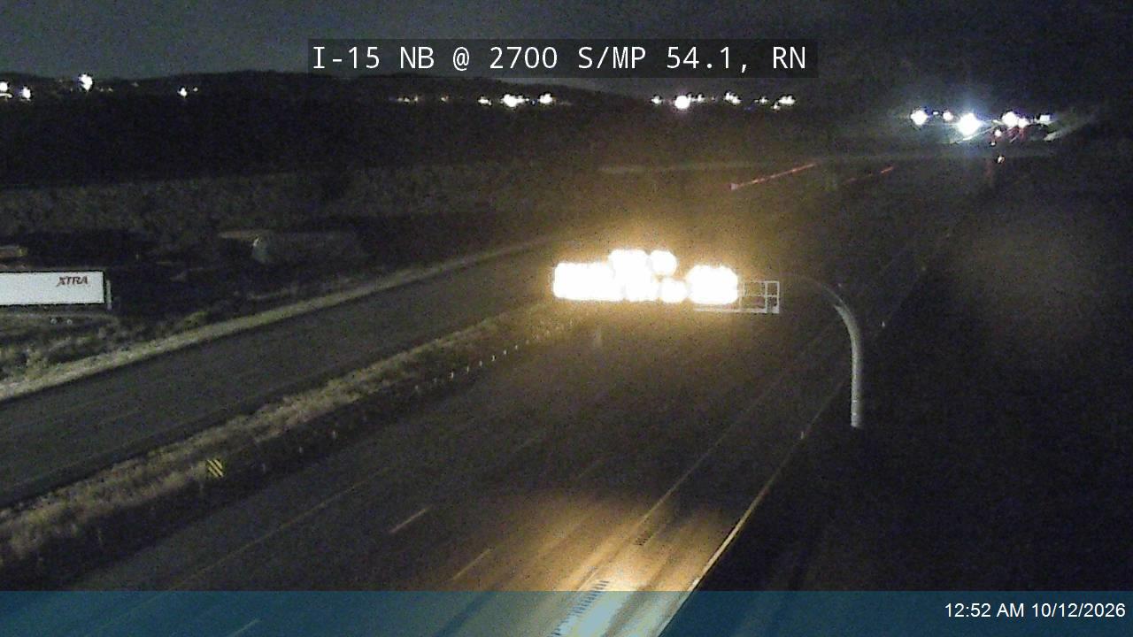 I-15 NB @ Cedar City / MP 54.1, RN