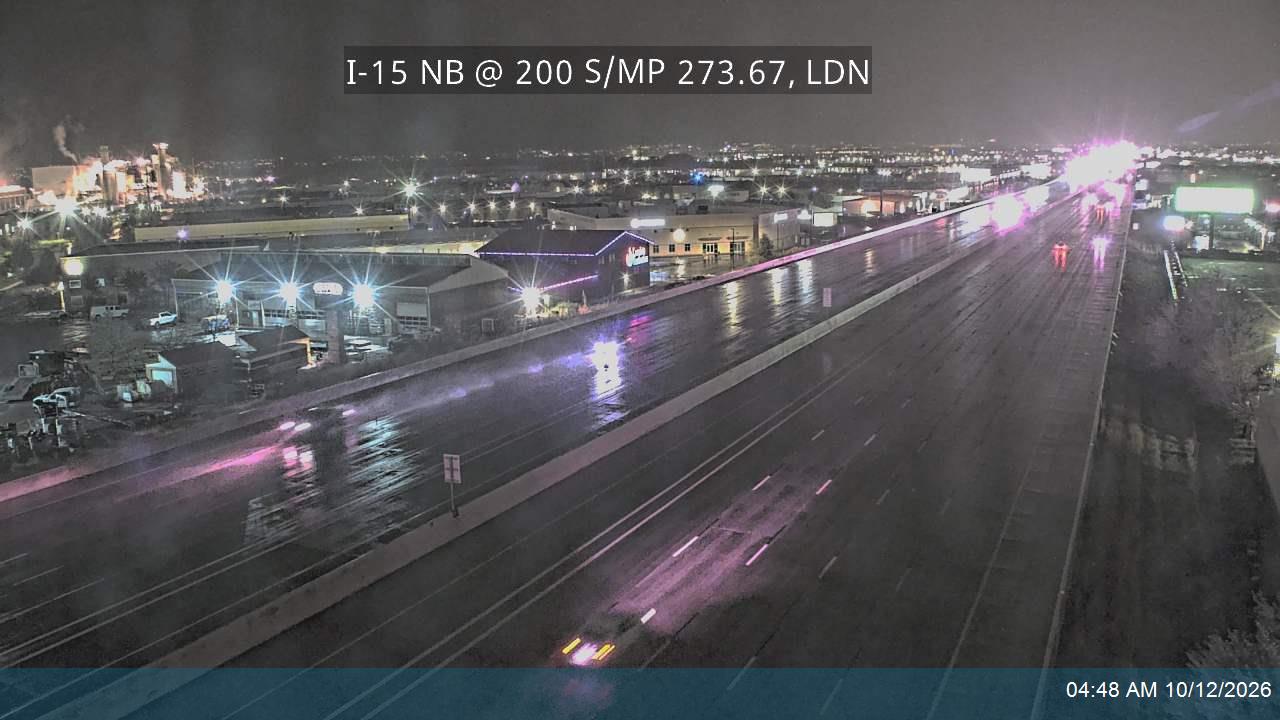 I-15 NB @ 200 S / MP 273.67, LDN