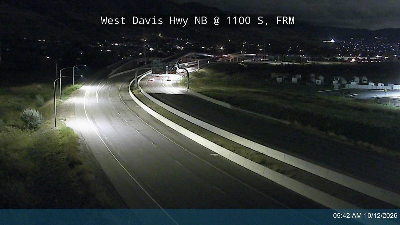 West Davis Hwy / SR-177 NB @ 1100 S / MP 0.05, FRM